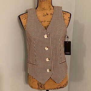 NWT Jones New York Vest Women Size 4